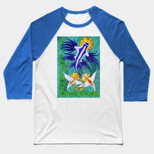 Glaucus Sea Slug stained glass Baseball T-Shirt